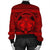 Hawaiian Map Madame Pele Mauna Kea Plumeria Polynesian Bomber Jacket Red AH - Polynesian Pride