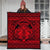 Hawaiian Map Madame Pele Mauna Kea Plumeria Polynesian Premium Quilts Red AH - Polynesian Pride