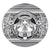 Hawaiian Map Madame Pele Mauna Kea Plumeria Polynesian Round Carpet White AH Round Carpet Luxurious Plush - Polynesian Pride