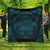 Hawaiian Map Madame Pele Polynesian Premium Quilts Blue AH Black - Polynesian Pride