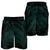 Hawaiian Map Madame Pele Polynesian Men's Shorts Dark Green AH - Polynesian Pride