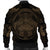 Hawaiian Map Madame Pele Polynesian Bomber Jacket Gold AH - Polynesian Pride