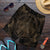 Hawaiian Map Madame Pele Polynesian Men's Shorts Gold AH Art - Polynesian Pride