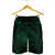 Hawaiian Map Madame Pele Polynesian Men's Shorts Green AH - Polynesian Pride