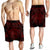 Hawaiian Map Madame Pele Polynesian Men's Shorts Red AH - Polynesian Pride