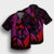 Hawaiian Map Palm Trees Fish Hook Polynesian Hawaiian Shirt Colorful Red - AH - Polynesian Pride