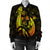 Hawaiian Map Palm Trees Fish Hook Polynesian Bomber Jacket Colorful Yellow - AH - Polynesian Pride