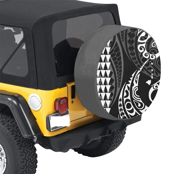 Hawaii Surfing Polynesian Spare Tire Cover Unique Style - Purple LT8