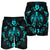 Hawaiian Map Turtle Dolphin With Plumeria Men's Shorts - AH - Polynesian Pride