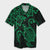 Hawaiian Map Turtle Hibiscus Kanaka Polynesian Hawaiian Shirt - Green - AH Unisex Black - Polynesian Pride