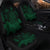 Hawaiian Map Turtle Hibiscus Polynesian Car Seat Covers - Green - AH - Polynesian Pride
