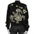 Hawaiian Map Turtle Ohana Hibicus Polynesian Bomber Jacket - Beige - AH - Polynesian Pride
