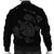 Hawaiian Map Turtle Ohana Hibicus Polynesian Bomber Jacket - Gray - AH - Polynesian Pride