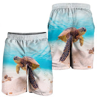 Hawaiian Ocean Picture Men's Shorts - AH - Polynesian Pride