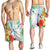 Hawaiian Orchids Strelitzia Hibiscus Plumeria Hummingbirds Polynesian Men's Shorts - AH - Polynesian Pride