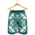 Hawaiian Palm Tree Quilt Tradition Turquoise Men's Shorts - AH - Polynesian Pride