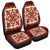Hawaiian Palm Tree Quilt Vintage Car Seat Covers - AH Universal Fit Black - Polynesian Pride