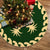 Hawaiian Pineaple Tree Skirt - Green Beige - AH 85x85 cm Green Tree Skirt - Polynesian Pride