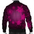 Hawaiian Plumeria Hibiscus Turtle Under Sea Polynesian Bomber Jacket Pink AH - Polynesian Pride