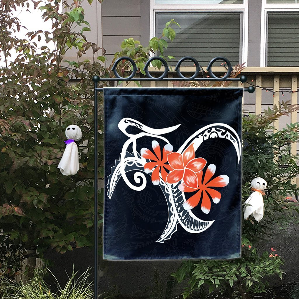 Hawaiian Plumeria Polynesian Orange Flag - AH - Polynesian Pride