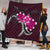 Hawaiian Plumeria Polynesian Pink Premium Quilts - AH - Polynesian Pride