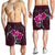 Hawaiian Plumeria Polynesian Pink Men's Shorts - AH - Polynesian Pride