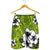 Hawaiian Plumeria Tribe Yellow Green Polynesian Men's Shorts AH - Polynesian Pride