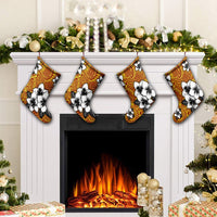 Hawaiian Plumeria Tribe Yellow Red Polynesian Christmas Stocking AH - Polynesian Pride