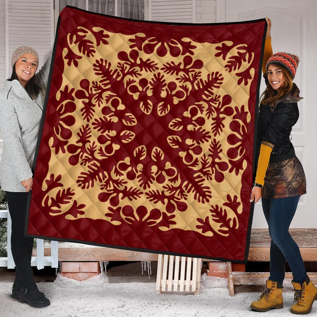 Hawaiian Quilt Vintage Premium Quilts - AH - Polynesian Pride