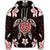 Hawaiian Reddie Turtle Plumeria Zip Hoodie - Polynesian Pride