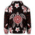 Hawaiian Reddie Turtle Plumeria Zip Hoodie - Polynesian Pride