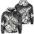 Hawaiian Sample Turtle Plumeria Zip Hoodie Unisex Art - Polynesian Pride