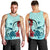 Hawaiian Sea Turtle Hibiscus Brilliant Polynesian Tank Top - AH - Polynesian Pride