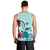 Hawaiian Sea Turtle Hibiscus Brilliant Polynesian Tank Top - AH - Polynesian Pride