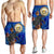 Hawaiian Seal Of Hawaii Hibiscus Ocean Turtle Polynesian Men's Shorts - AH - Polynesian Pride