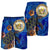 Hawaiian Seal Of Hawaii Hibiscus Ocean Turtle Polynesian Men's Shorts - AH - Polynesian Pride