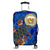 Hawaiian Seal Of Hawaii Hibiscus Ocean Turtle Polynesian Luggage Covers - AH Black - Polynesian Pride