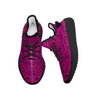 Hawaiian Sneakers YZ Polynesian Culture Pink AH - Polynesian Pride