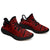 Hawaiian Sneakers YZ Polynesian Seamless Red AH Black - Polynesian Pride