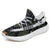Hawaiian Sneakers YZ Tropical Leaves And Flowers In The Night Style White - Polynesian Pride
