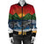 Hawaiian Sunset Ocean Turtle Bomber Jacket - AH - Polynesian Pride