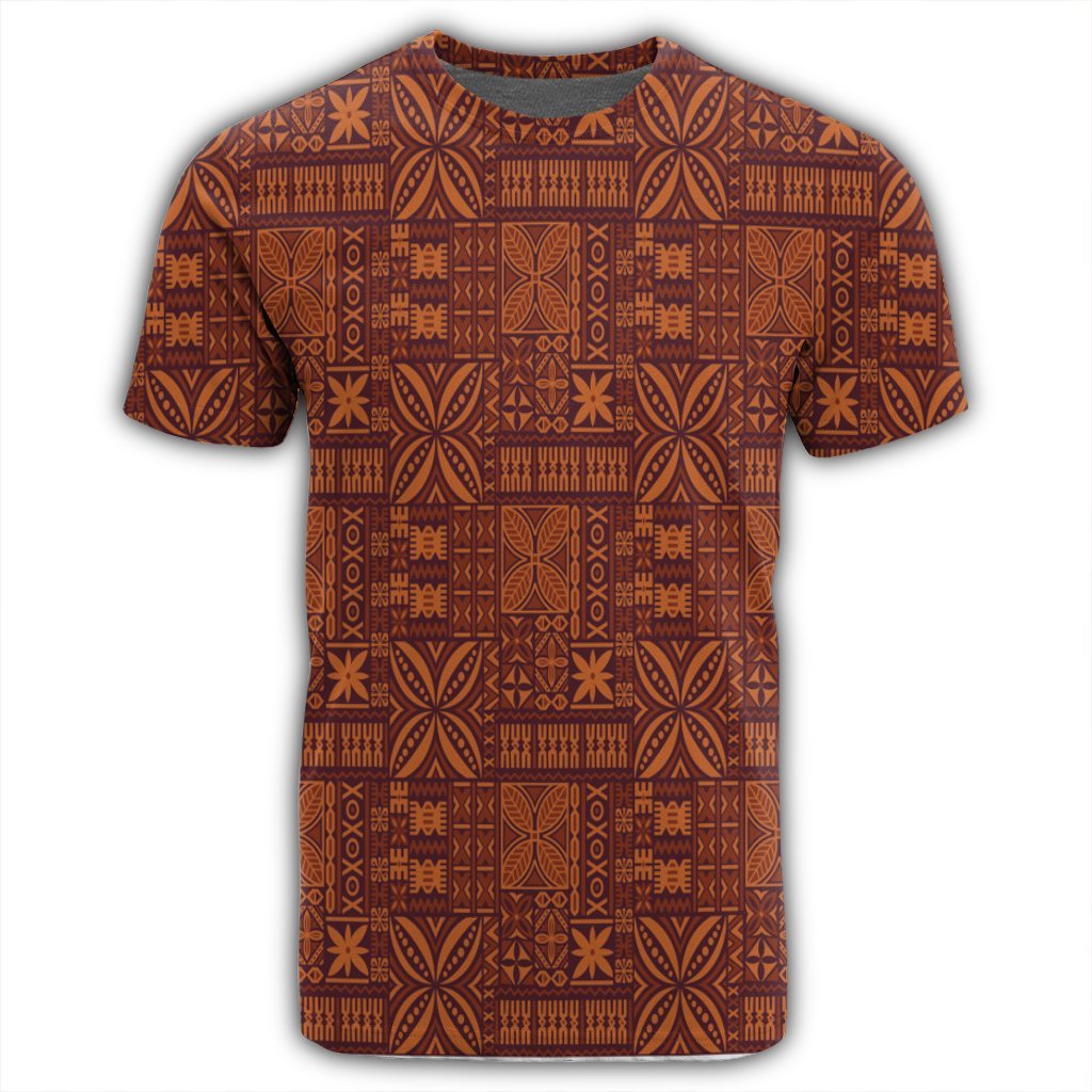 Hawaiian Traditional Aboriginal Pattern Polynesian T Shirt AH - Polynesian Pride