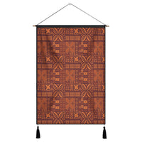 Hawaiian Traditional Aboriginal Pattern Polynesian Hanging Poster - AH Hanging Poster Cotton And Linen - Polynesian Pride