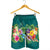 Hawaiian Tropical Strelitzia Plumeria Orchids Hibiscus Polynesian Men's Shorts - AH - Polynesian Pride
