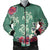 Hawaiian Turtle And Colorful Hibiscus Polynesian Bomber Jacket - AH Black Unisex - Polynesian Pride