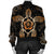 Hawaiian Turtle And Hibiscus Polynesian Bomber Jacket Orange - AH - Polynesian Pride
