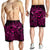 Hawaiian Turtle Hibiscus Plumeria Kanaka Polynesian Men's Shorts Pink - Soft Style - AH - Polynesian Pride