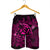 Hawaiian Turtle Hibiscus Plumeria Kanaka Polynesian Men's Shorts Pink - Soft Style - AH - Polynesian Pride