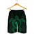 Hawaiian Turtle Kanaka Polynesian Men's Shorts - Green - AH - Polynesian Pride