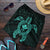 Hawaiian Turtle Kanaka Polynesian Men's Shorts - Turquoise - AH Art - Polynesian Pride